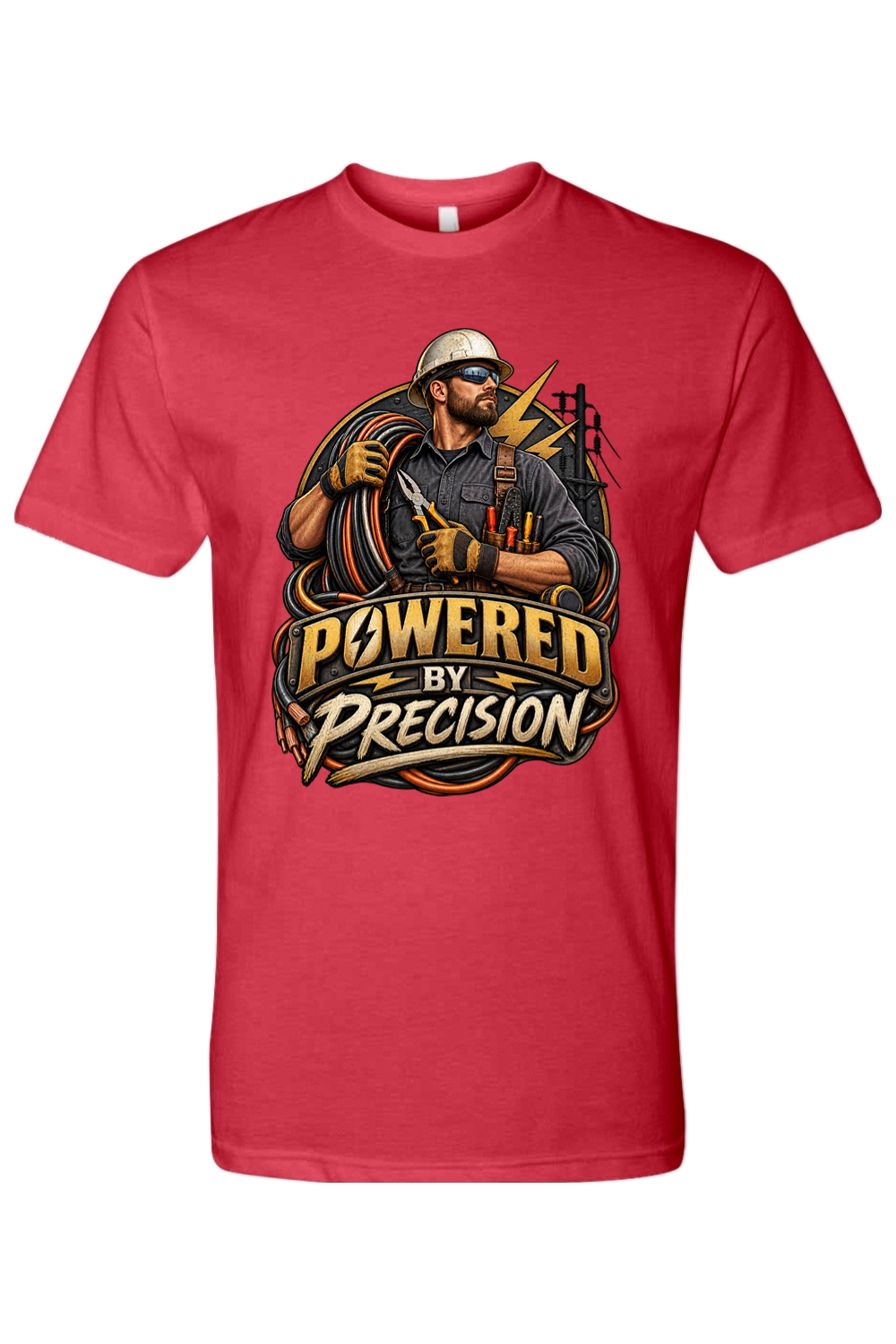 POWERED BY PRECISION - T-Shirt 8