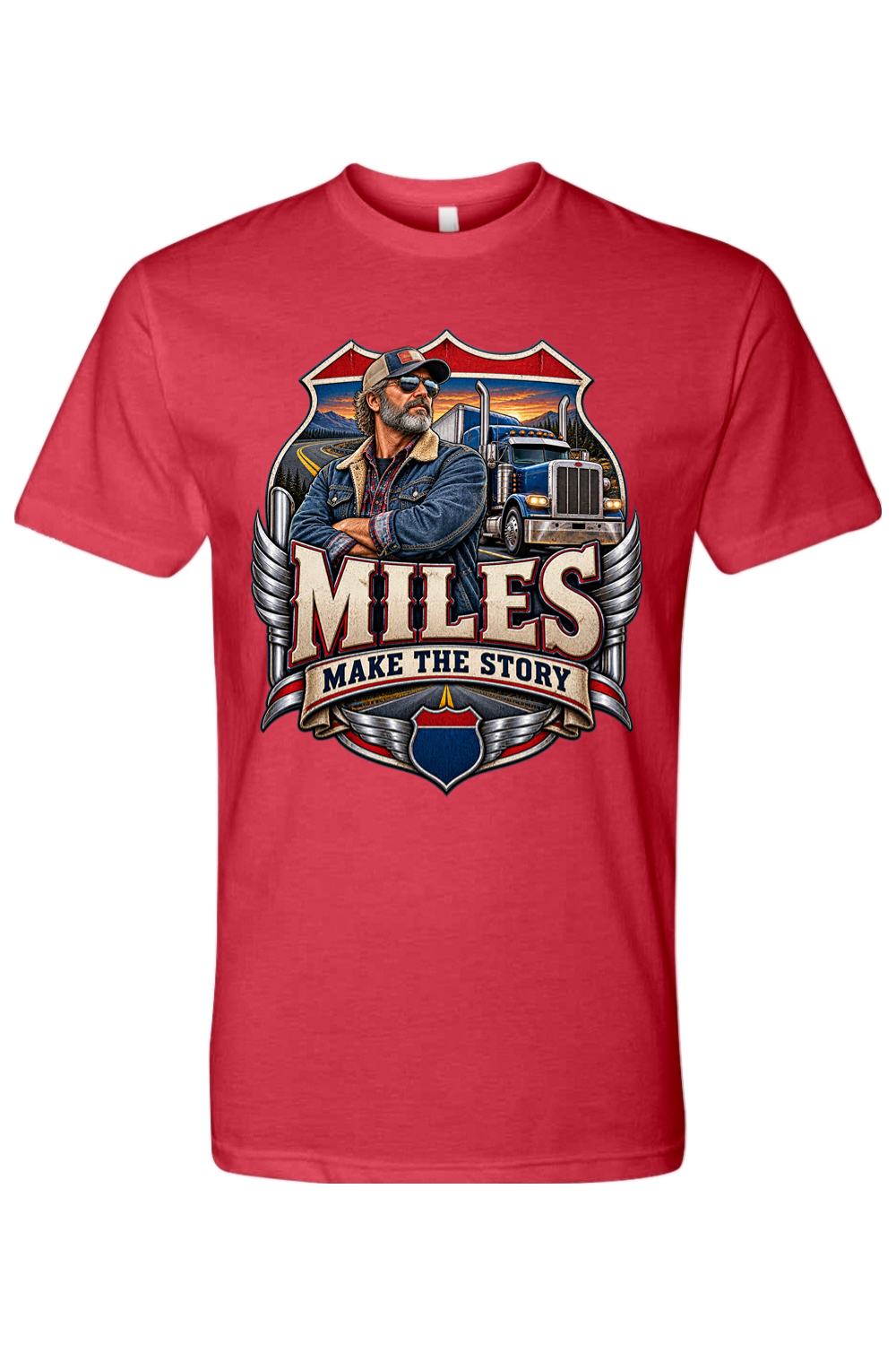 MILES MAKE THE STORY - T-Shirt 8