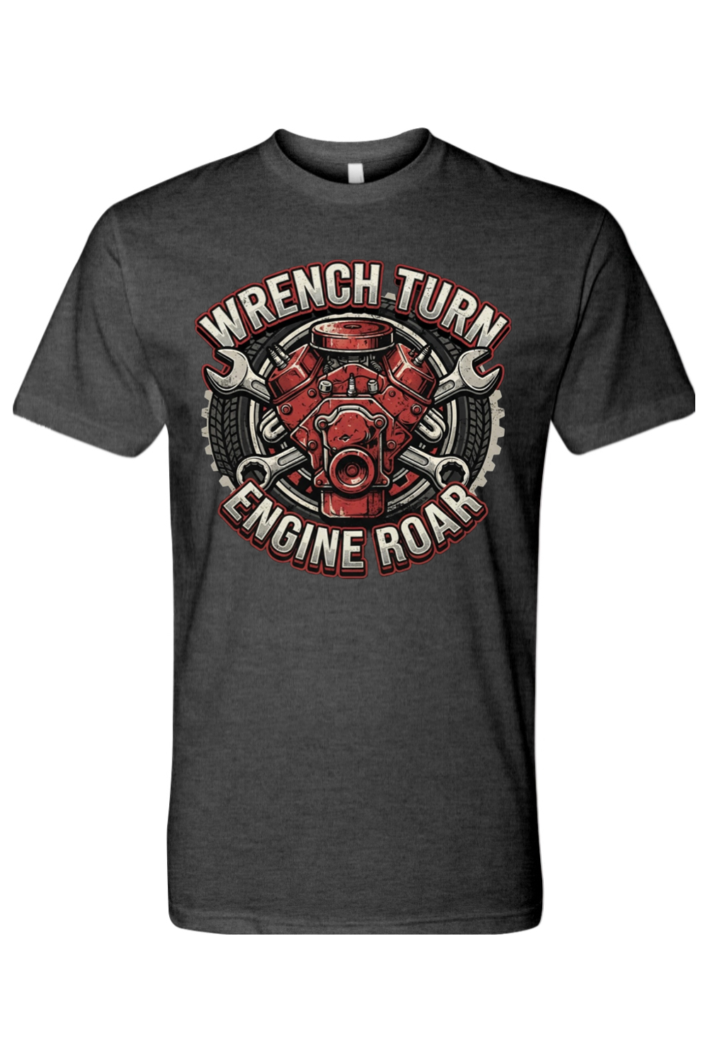 WRENCH TURN - ENGINE ROAR - T-Shirt 3