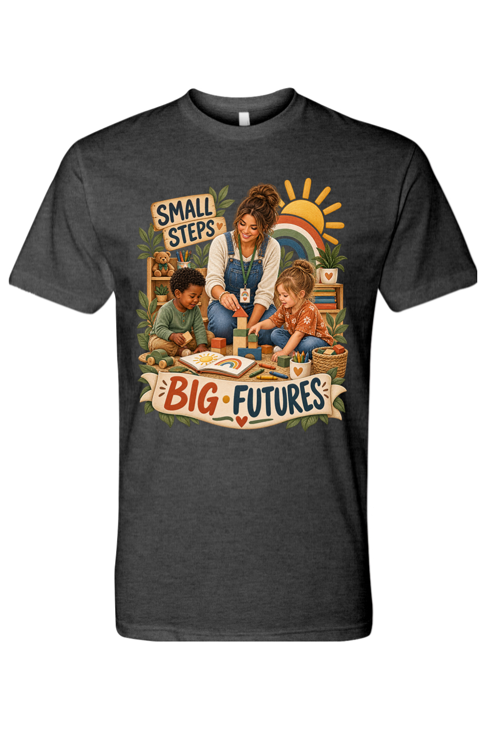 SMALL STEPS - BIG FUTURES - T-Shirt 4