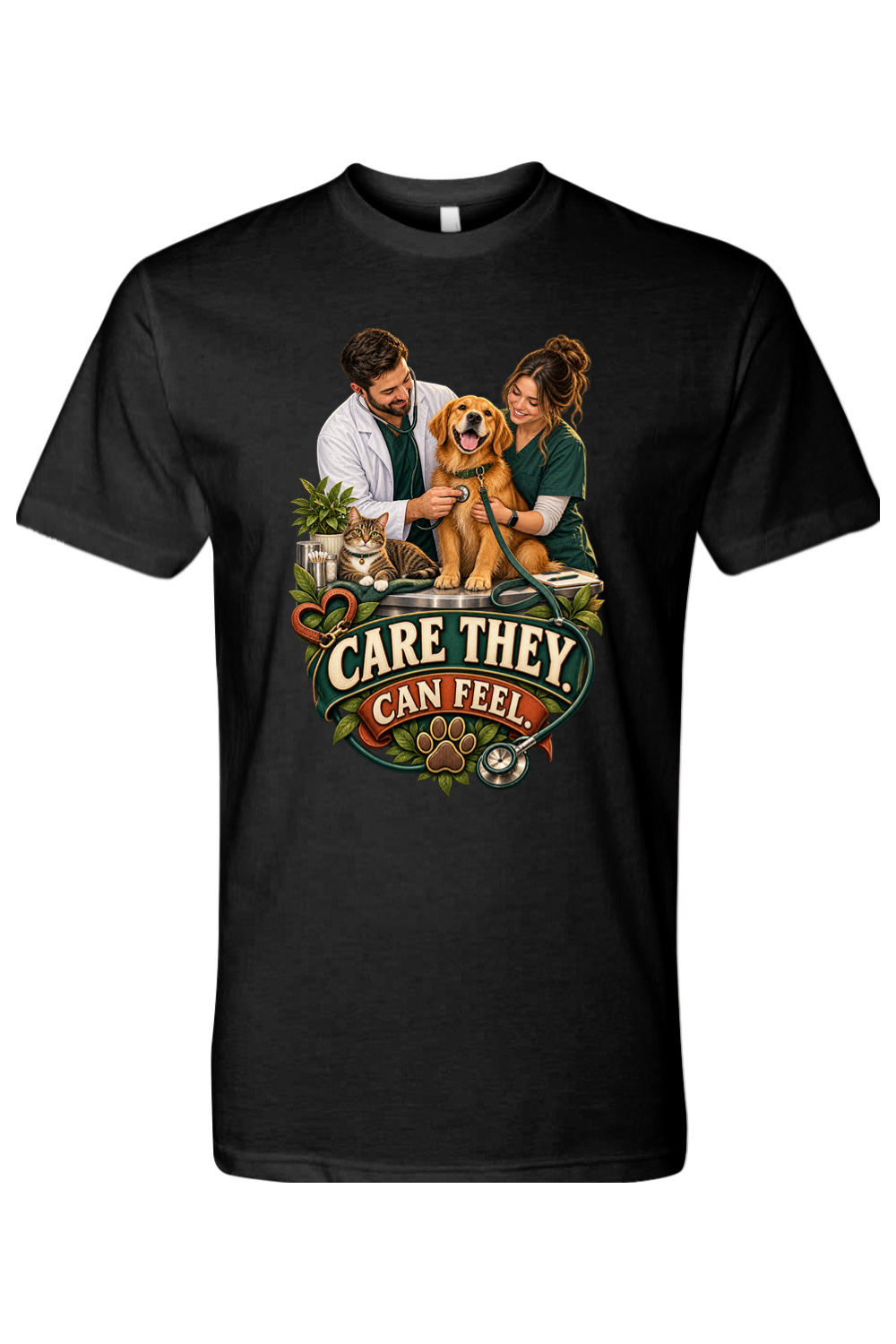 CARE THEY CAN FEEL - T-Shirt 2