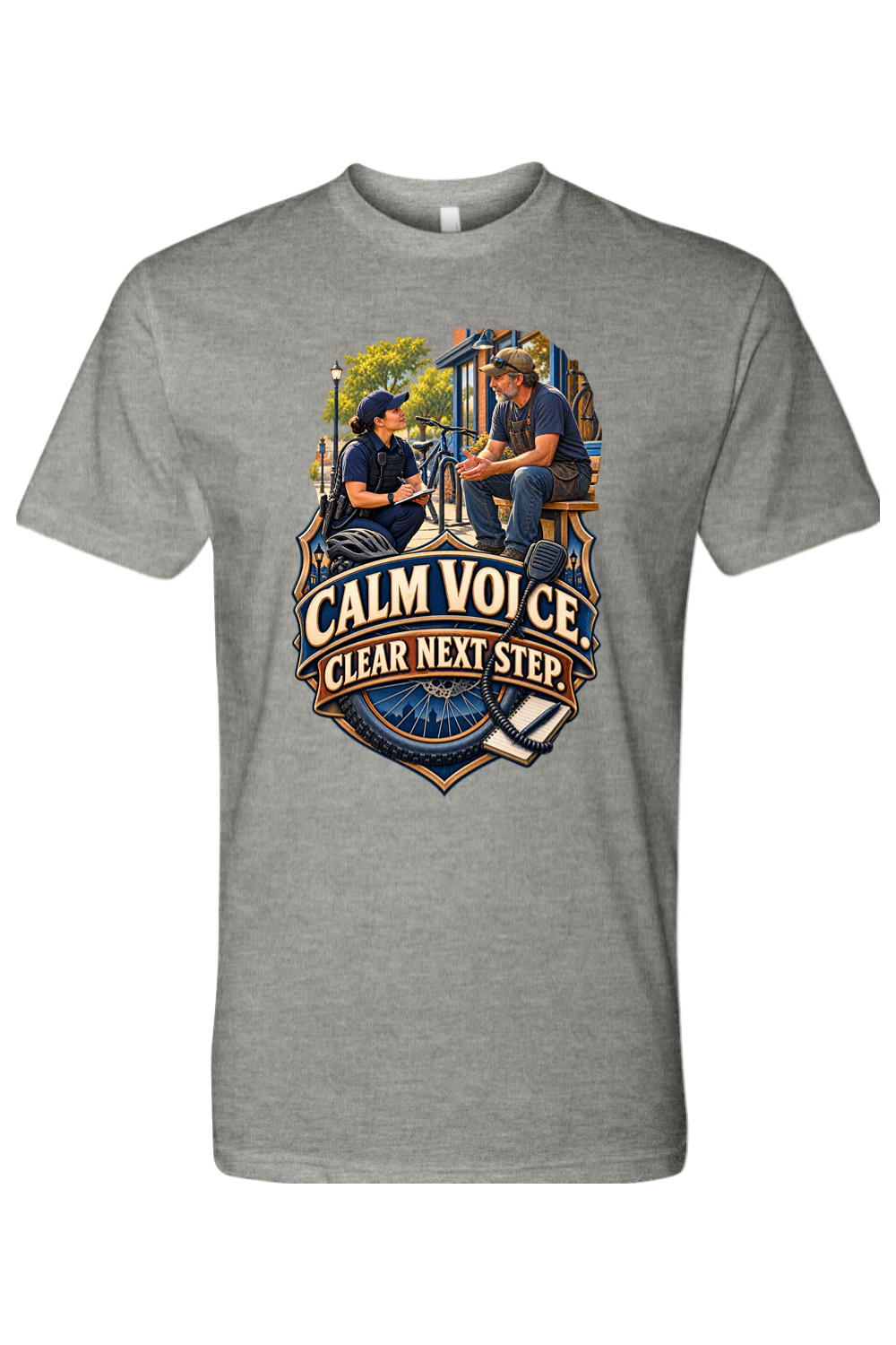 CALM VOICE. CLEAR NEXT STEP. - T-Shirt 2
