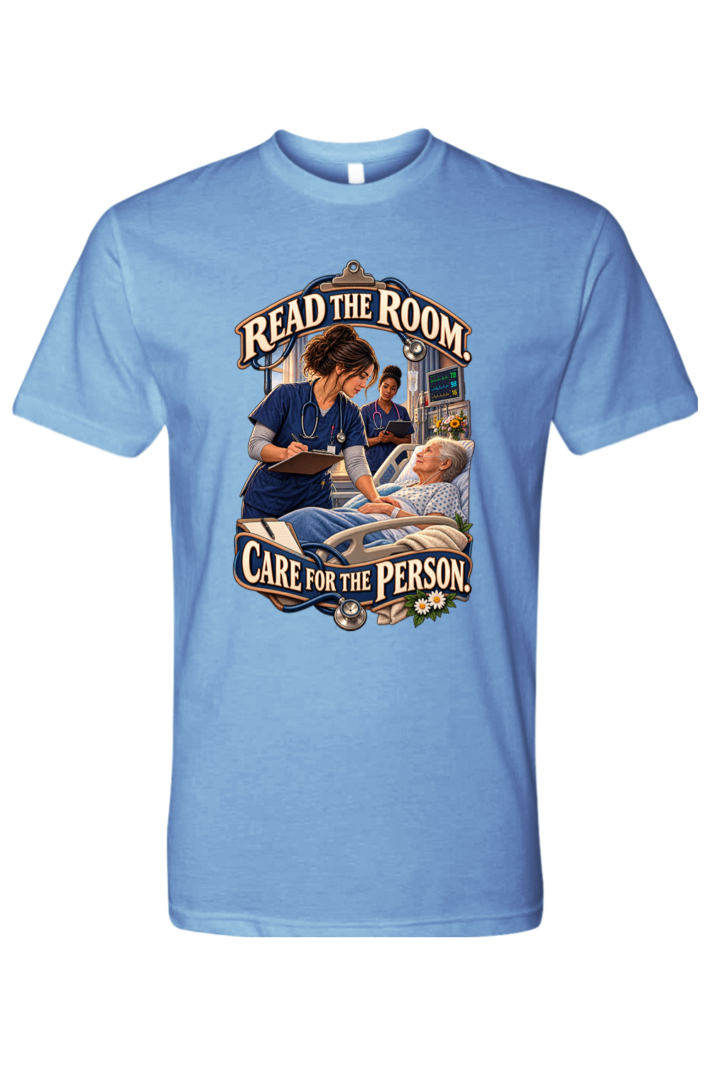 READ THE ROOM. CARE FOR THE PERSON - T-Shirt 4