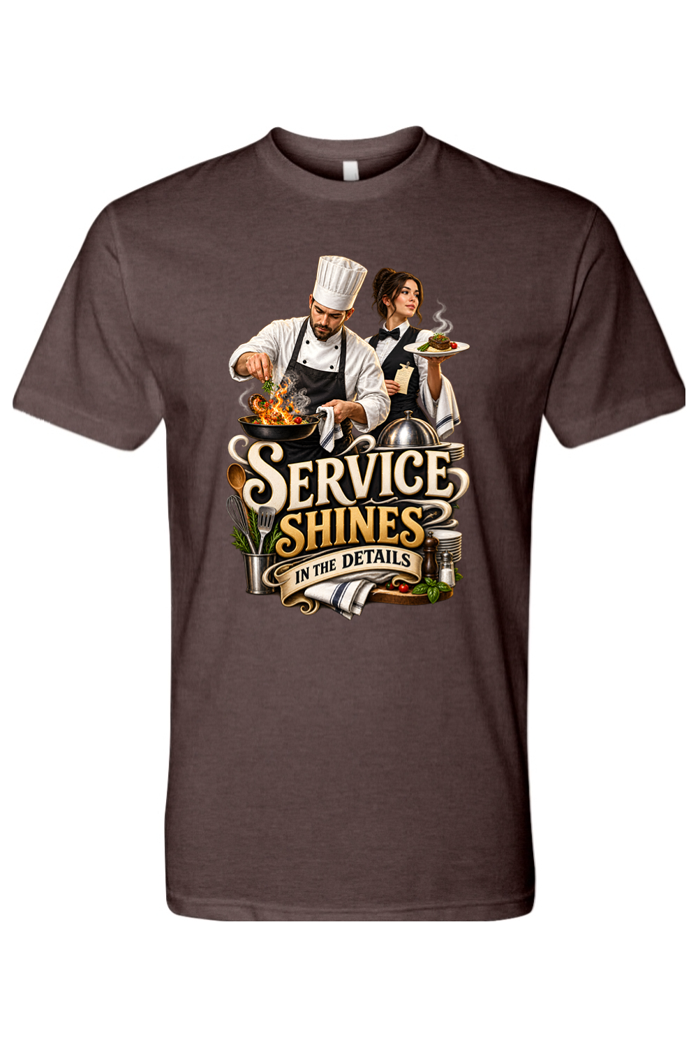 SERVICE SHINES IN THE DETAILS - T-Shirt  4