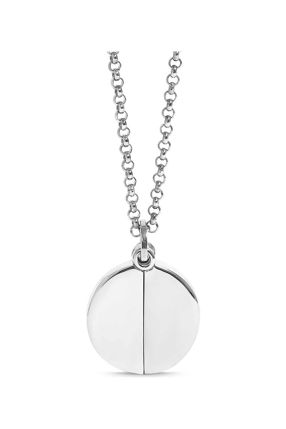 Hidden Message Circle Necklace