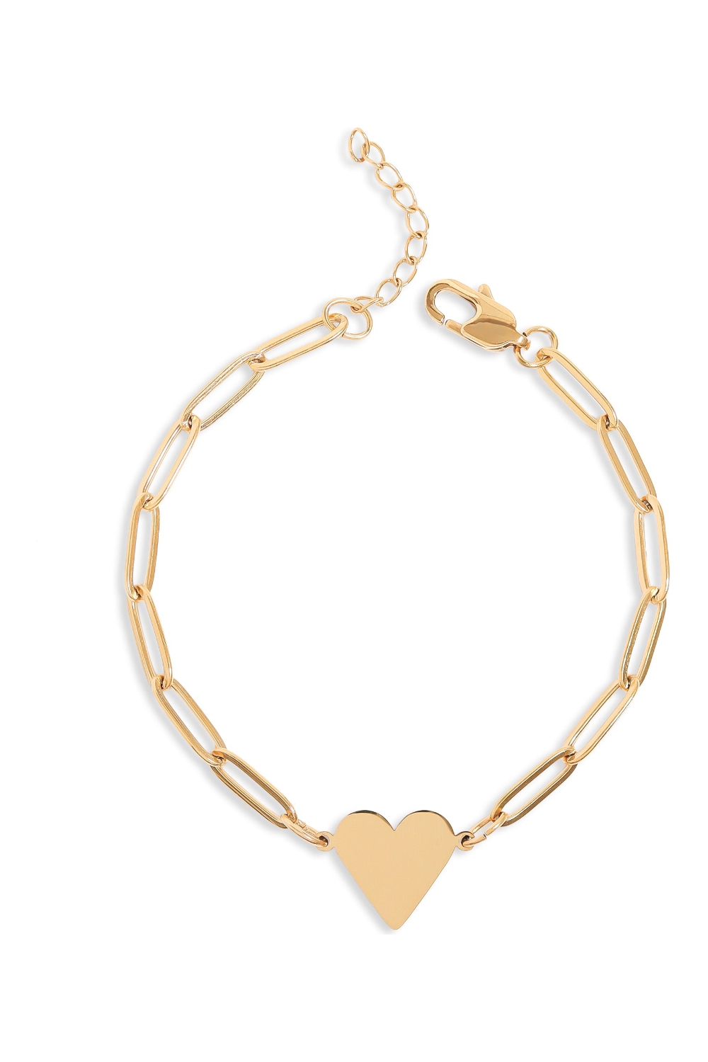 Paperclip Heart Bracelet