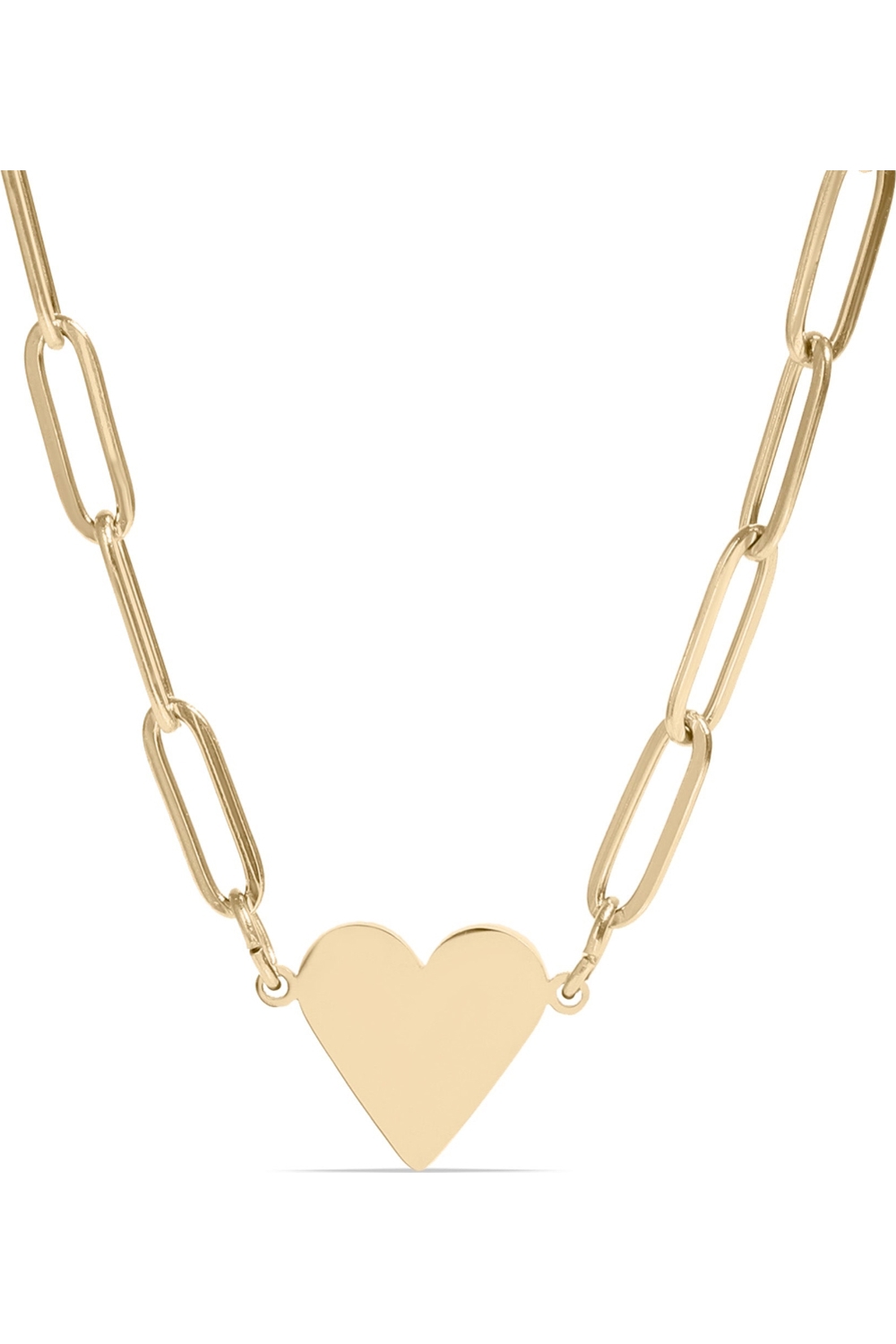 Paperclip Heart Necklace