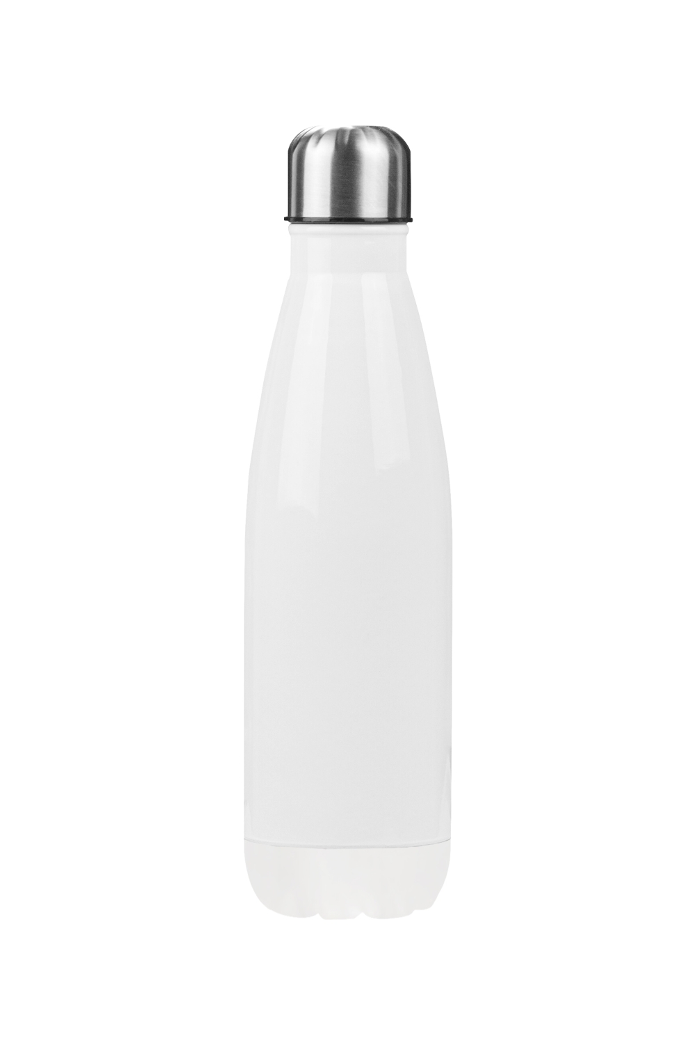 Soda Style Stainless Steel Water Bottle in White
